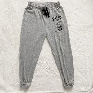 3/30$🤍 PEANUTS |  "good grief" joggers / pj pants